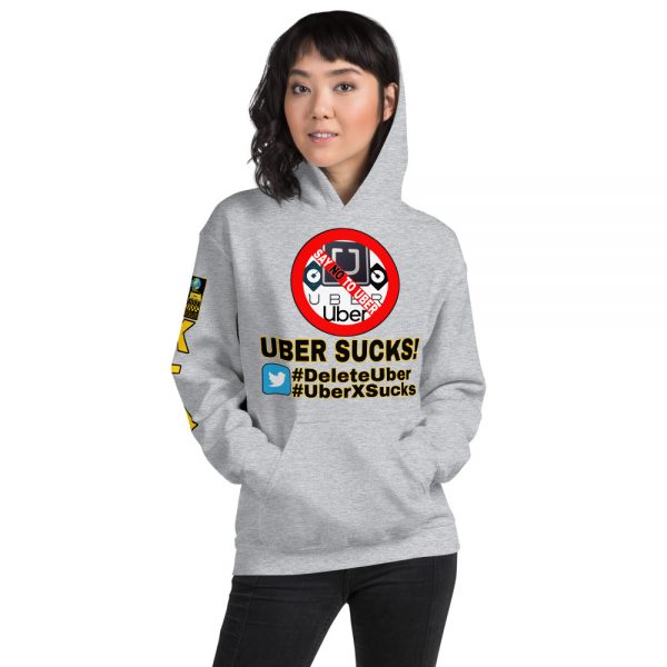 “UBER SUCKS!” Premium Soft & Heavy Blend Hoodie - Image 9