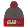 “MR. THRILLER, THE UBER KILLER” Embroidered Pom-Pom Beanie - Image 4