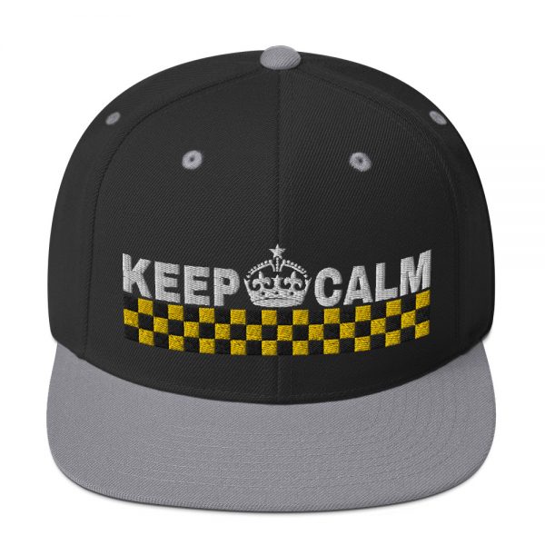 “KEEP CALM” Embroidered Yupoong Snapback Hat - Image 12