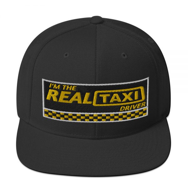 “I'M THE REAL TAXI DRIVER - v1” Embroidered Yupoong Snapback Hat - Image 8