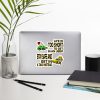 “LIFE IS TOO SHORT TO GET IN AN UBER” Premium Kiss Cut Emblem Stickers - Image 8