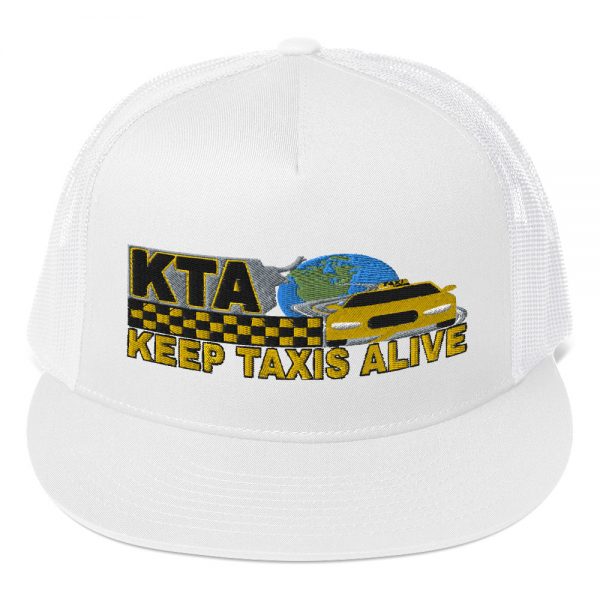 “KEEP TAXIS ALIVE – v1” Embroidered Yupoong Trucker Cap - Image 9
