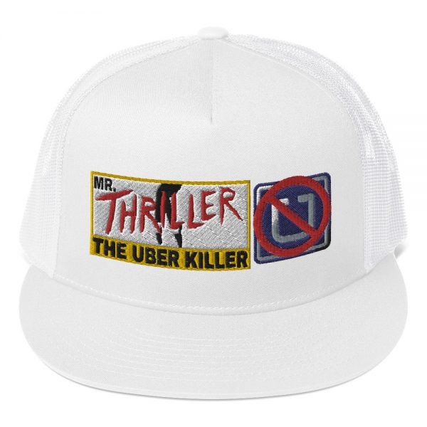 “MR. THRILLER, THE UBER KILLER” Embroidered Yupoong Trucker Cap - Image 9