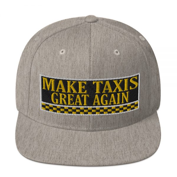 “MAKE TAXIS GREAT AGAIN” Embroidered Yupoong Snapback Hat - Image 26