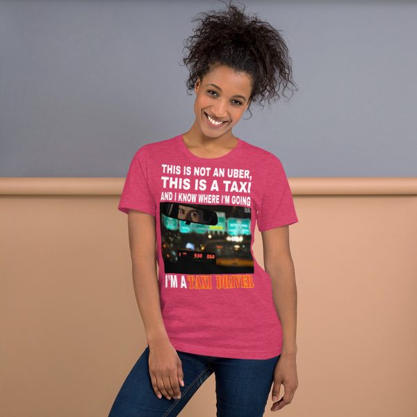 "THIS IS NOT AN UBER" Premium Dark Color T-Shirt - Image 12