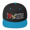 “I LOVE TAXI DRIVERS” Embroidered Yupoong Snapback Hat - Image 2
