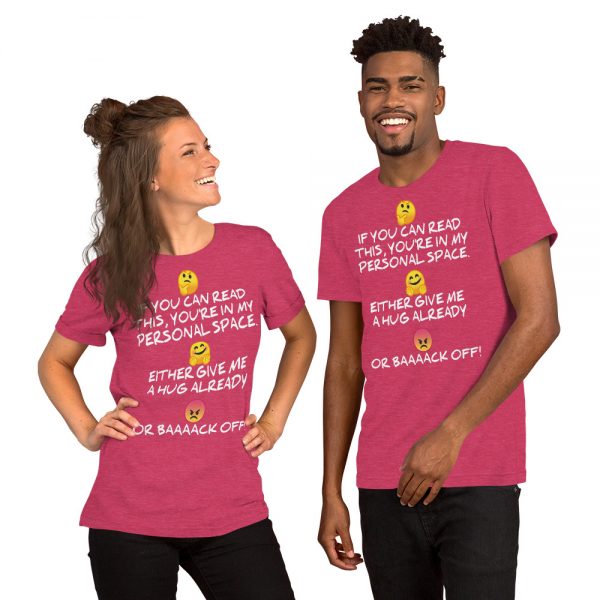 "MY PERSONAL SPACE" Premium Dark Color T-Shirt - Image 16