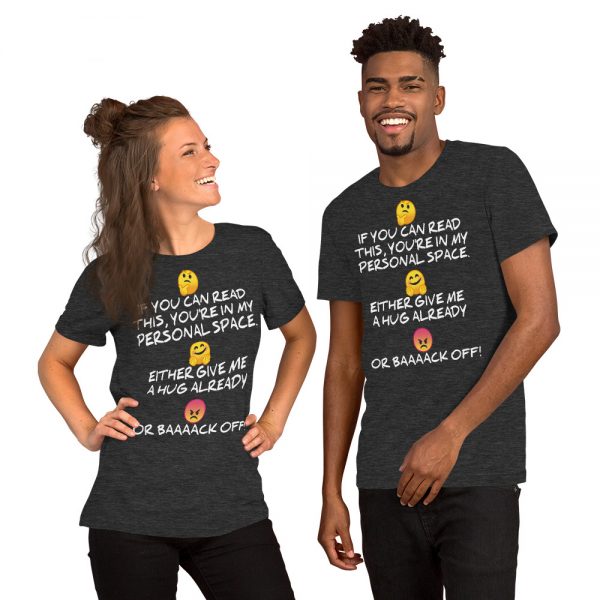 "MY PERSONAL SPACE" Premium Dark Color T-Shirt - Image 10