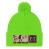 “MR. THRILLER, THE UBER KILLER” Embroidered Pom-Pom Beanie - Image 9
