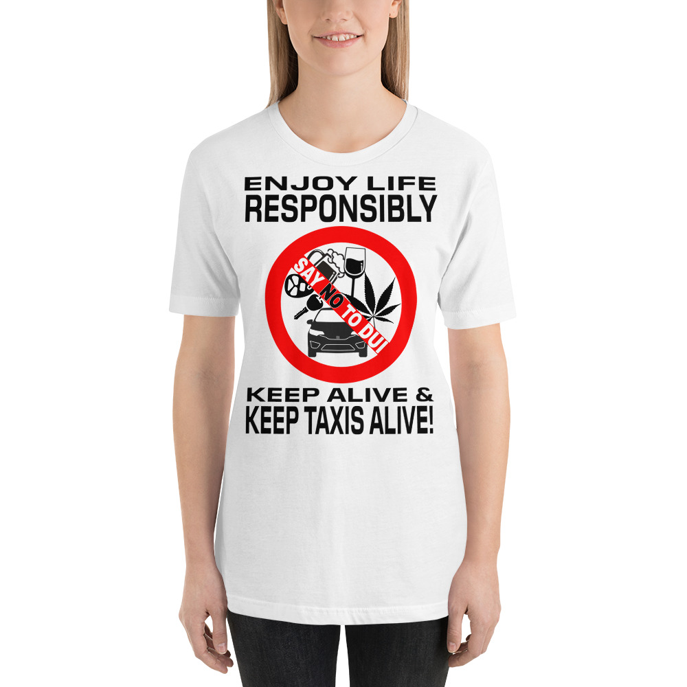 "ENJOY LIFE RESPONSIBLY" Premium Bright Color T-Shirt
