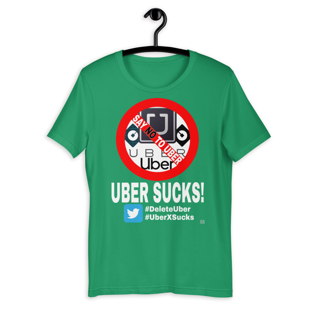"UBER SUCKS!" Premium Dark Color T-Shirt