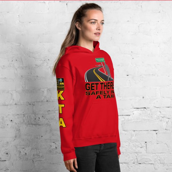 “GET THERE SAFELY IN A TAXI” Premium Soft & Heavy Blend Hoodie - Image 22