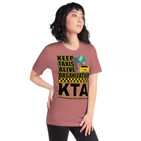 “KEEP TAXIS ALIVE ORGANIZATION” Premium Bright Color T-Shirt - Image 4