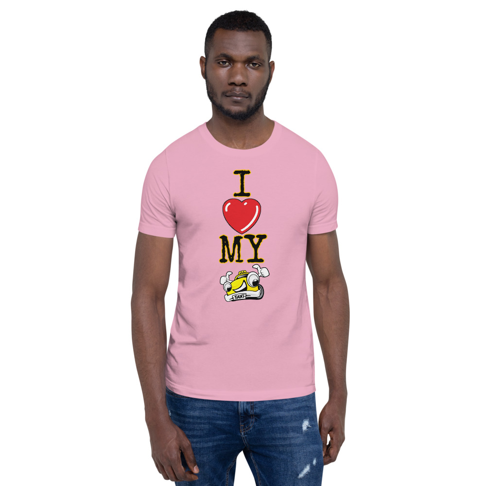 “I LOVE MY TAXI” Premium Bright Color T-Shirt
