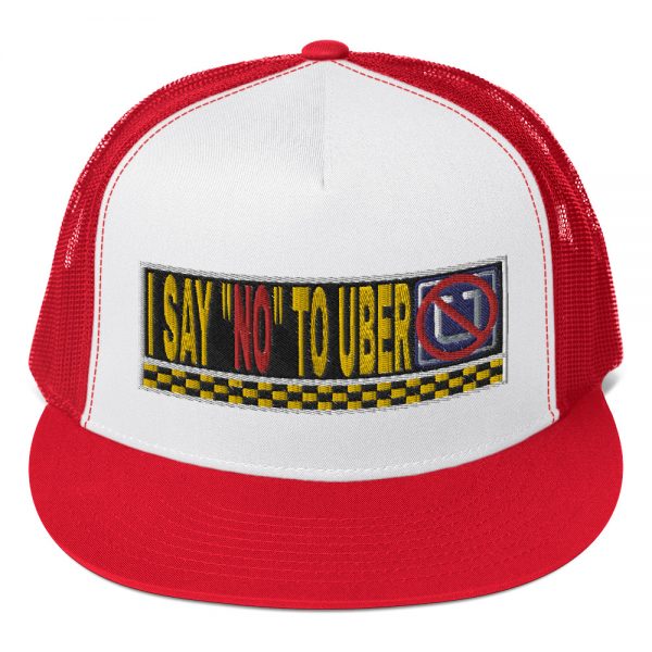 “I SAY NO TO UBER” Embroidered Yupoong Trucker Cap - Image 7