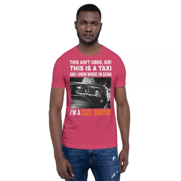 "THIS AIN'T UBER SIR!" Premium Dark Color T-Shirt - Image 34
