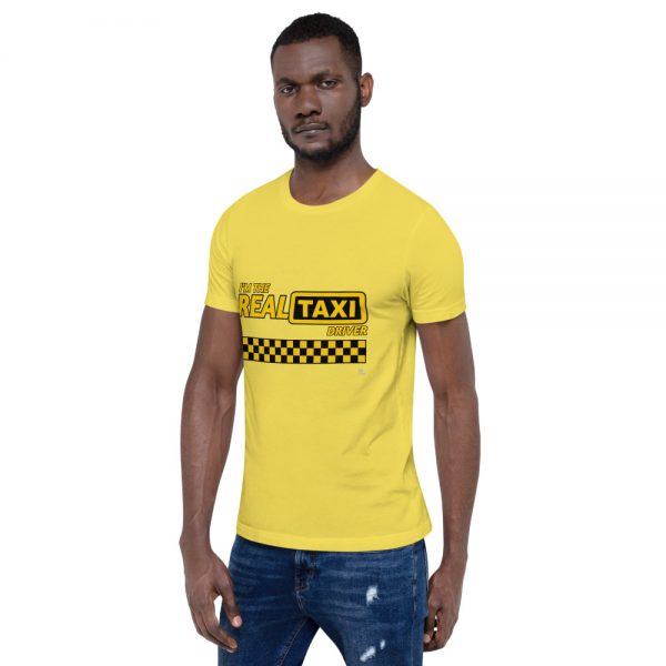 “I’M THE REAL TAXI DRIVER” Premium Bright Color T-Shirt - Image 10