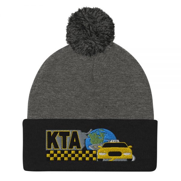“KEEP TAXIS ALIVE – v1” Embroidered Pom-Pom Beanie - Image 4