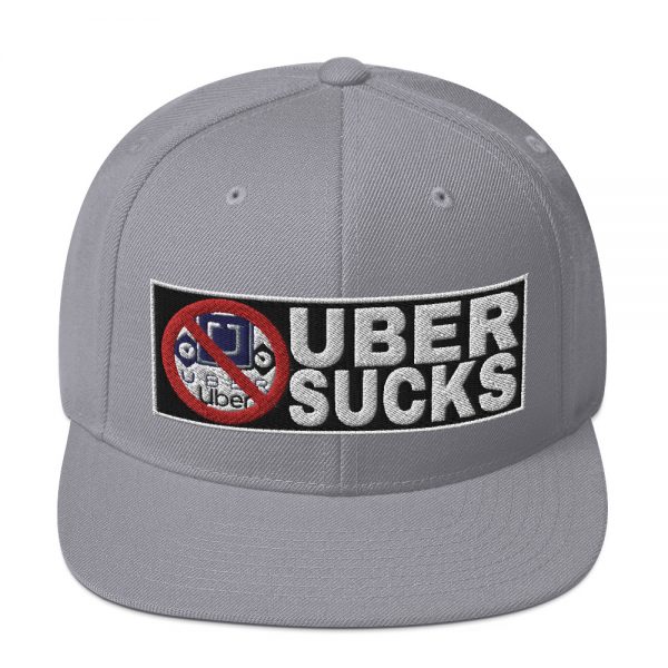 “UBER SUCKS” Embroidered Yupoong Snapback Hat - Image 31