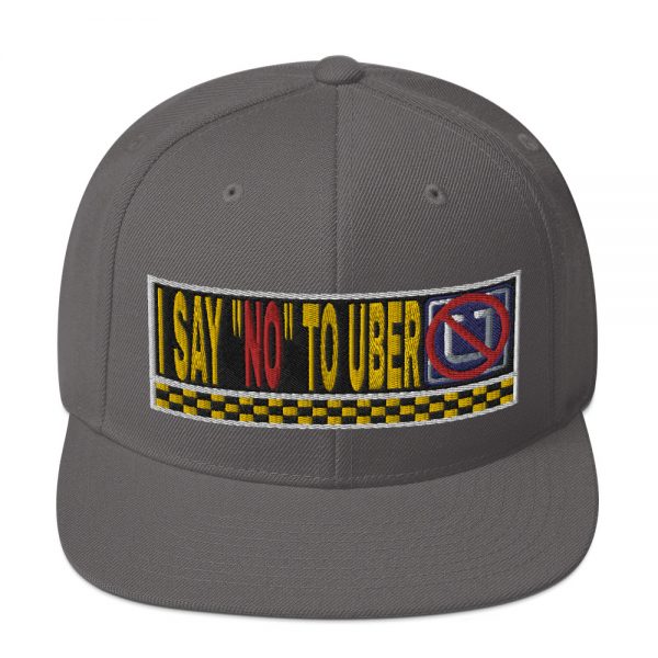 “I SAY NO TO UBER” Embroidered Yupoong Snapback Hat - Image 14
