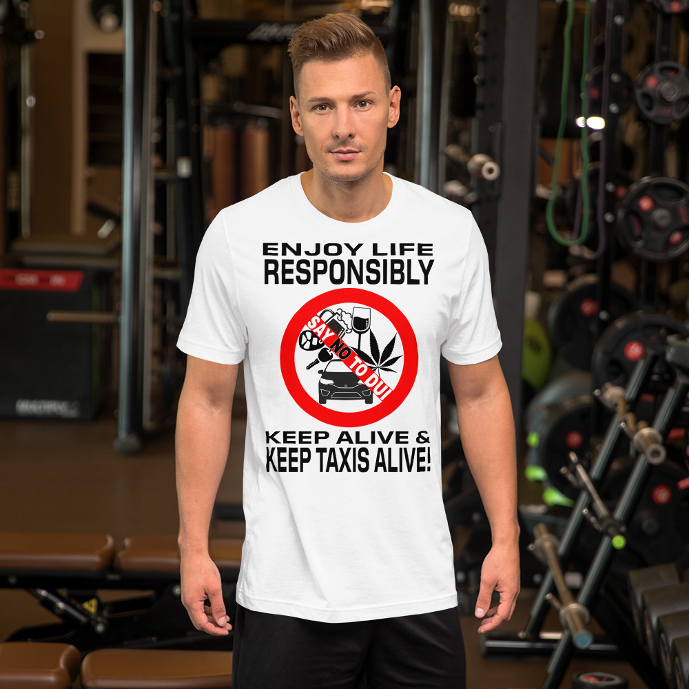 "ENJOY LIFE RESPONSIBLY" Premium Bright Color T-Shirt