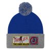“MR. THRILLER, THE UBER KILLER” Embroidered Pom-Pom Beanie - Image 8