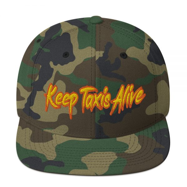 “KEEP TAXIS ALIVE - v2” Embroidered Yupoong Snapback Hat - Image 12
