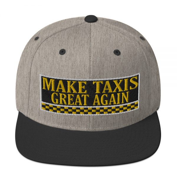 “MAKE TAXIS GREAT AGAIN” Embroidered Yupoong Snapback Hat - Image 24