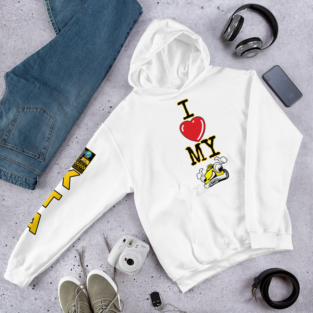 "I LOVE MY TAXI" Premium Soft & Heavy Blend Hoodie