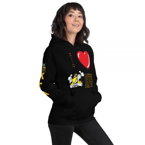 "I LOVE TAXI DRIVERS" Premium Soft & Heavy Blend Hoodie - Image 5