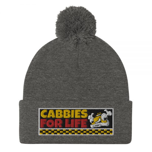 “CABBIES FOR LIFE” Embroidered Pom-Pom Beanie - Image 6