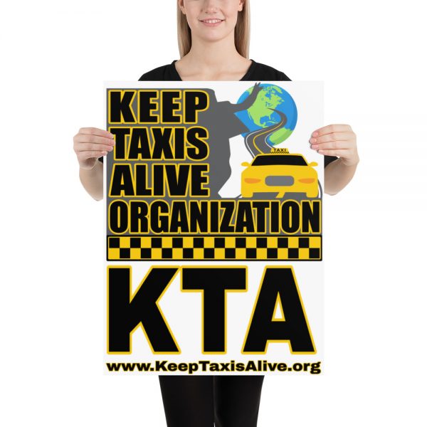 “KEEP TAXIS ALIVE ORGANIZATION” Premium Matte Paper Poster - Image 4
