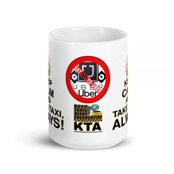 “KEEP CALM” Premium Glossy White Mug - Image 6