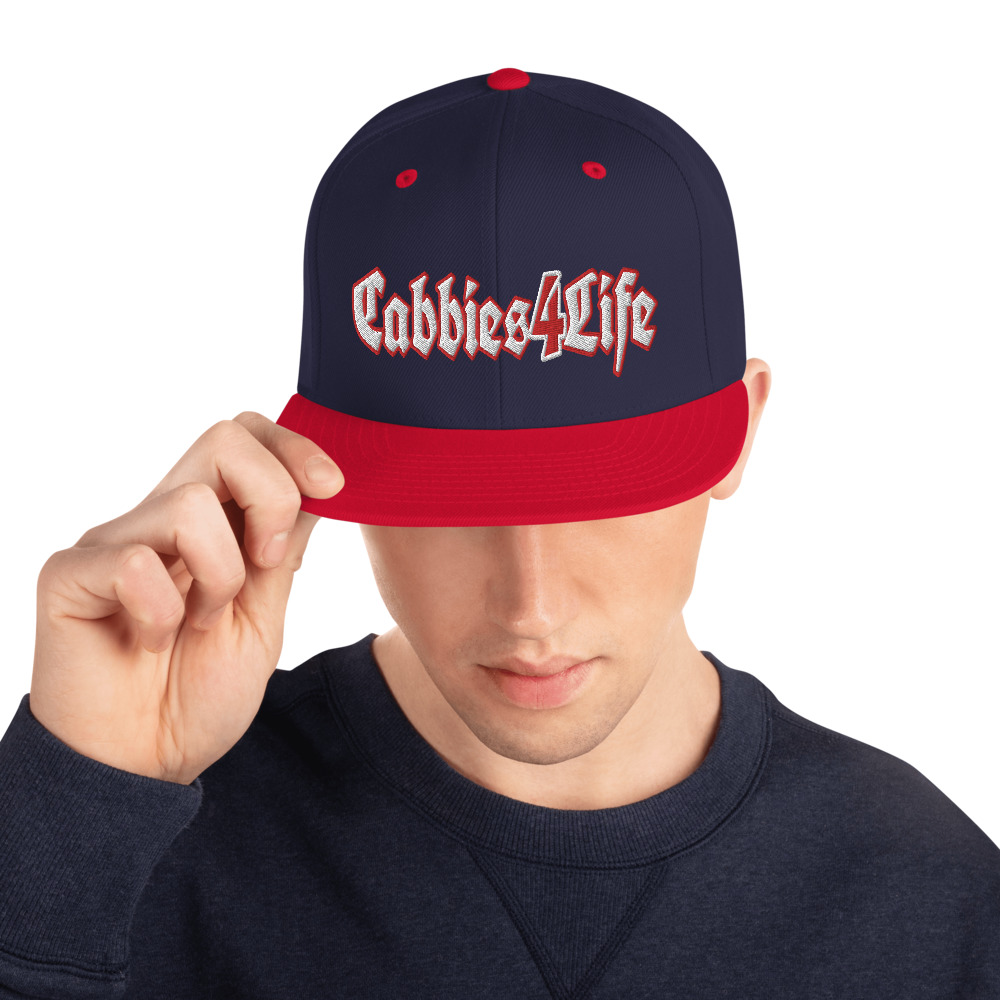 “CABBIES4LIFE” Embroidered Yupoong Snapback Hat