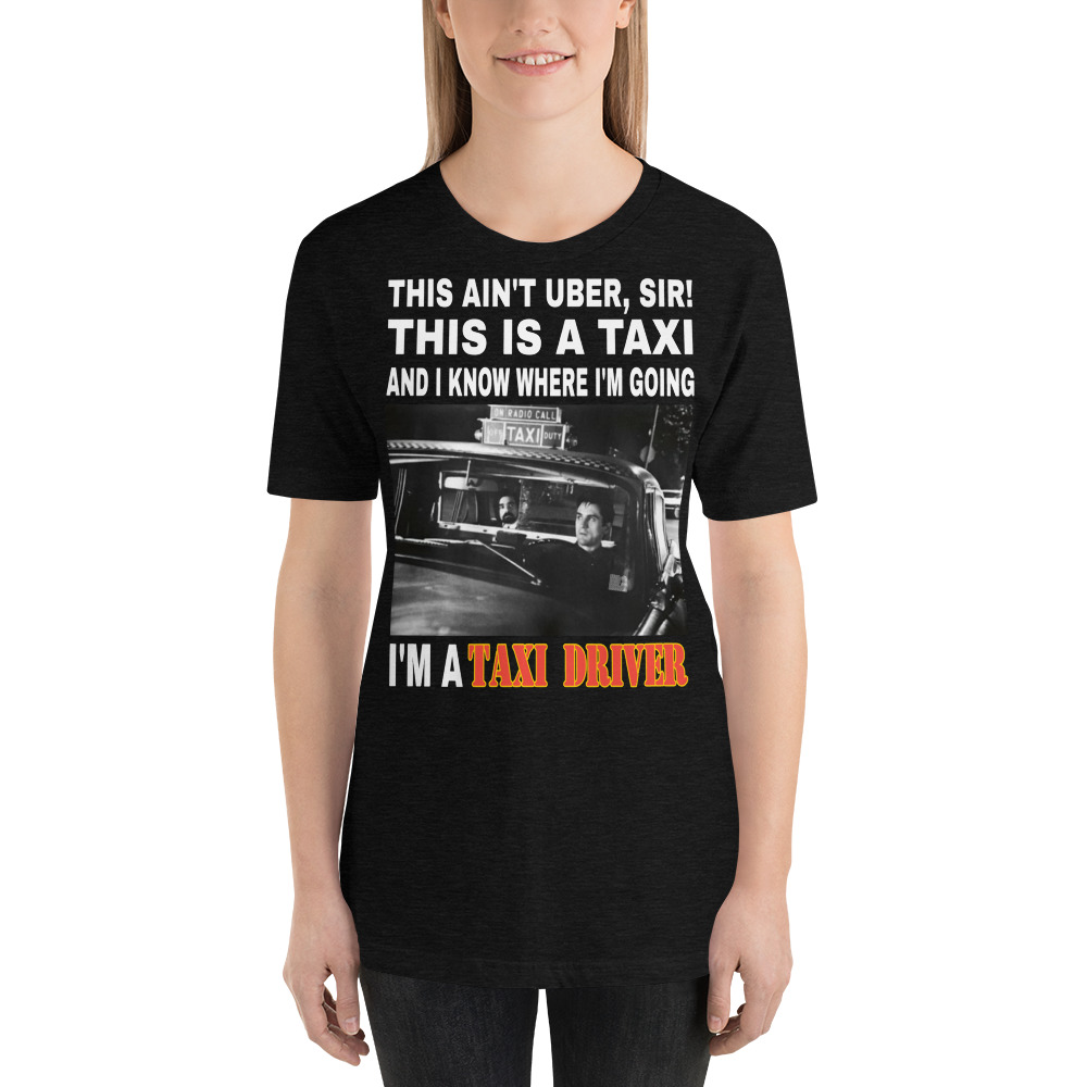 "THIS AIN'T UBER SIR!" Premium Dark Color T-Shirt