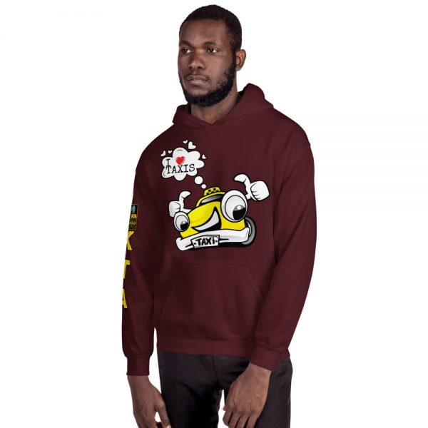 "I LOVE TAXIS" Premium Soft & Heavy Blend Hoodie - Image 16