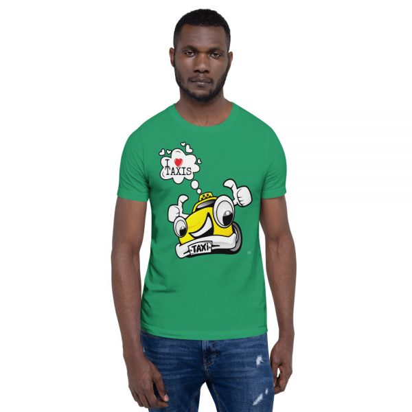 "I LOVE TAXIS" Premium Dark Color T-Shirt - Image 19