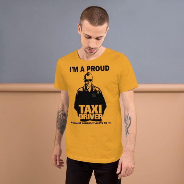 "I'M A PROUD TAXI DRIVER" Premium Bright Color T-Shirt - Image 11