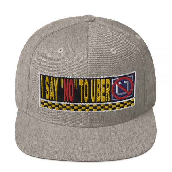 “I SAY NO TO UBER” Embroidered Yupoong Snapback Hat - Image 26
