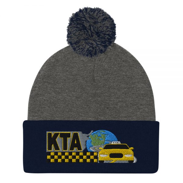 “KEEP TAXIS ALIVE – v1” Embroidered Pom-Pom Beanie - Image 3