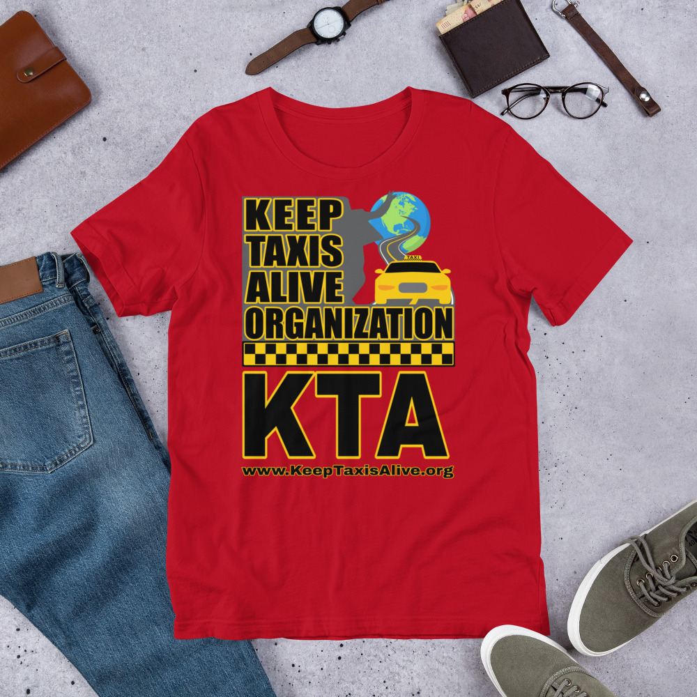 "KEEP TAXIS ALIVE ORGANIZATION" Premium Dark Color T-Shirt