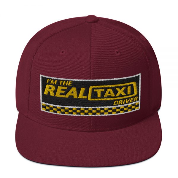 “I'M THE REAL TAXI DRIVER - v1” Embroidered Yupoong Snapback Hat - Image 37