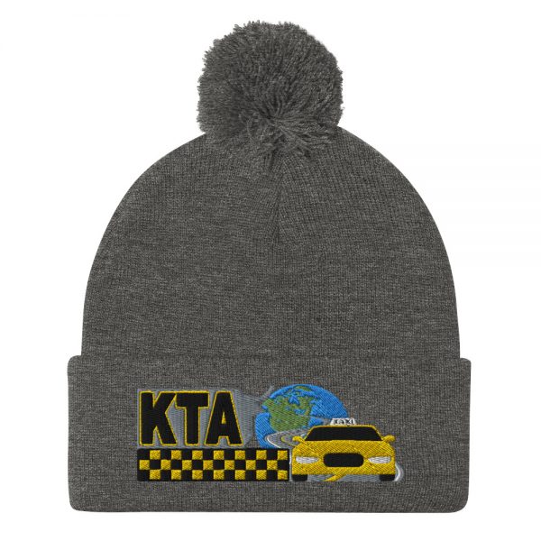 “KEEP TAXIS ALIVE – v1” Embroidered Pom-Pom Beanie - Image 5