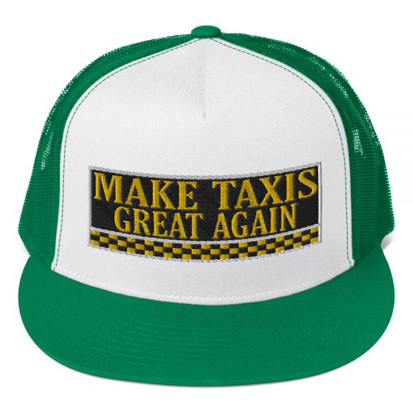 “MAKE TAXIS GREAT AGAIN” Embroidered Yupoong Trucker Cap - Image 6