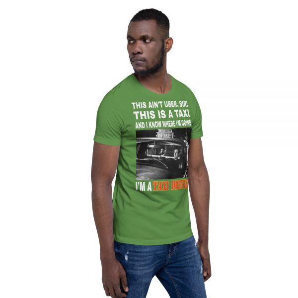 "THIS AIN'T UBER SIR!" Premium Dark Color T-Shirt - Image 18