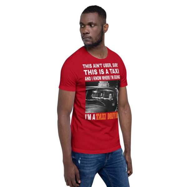 "THIS AIN'T UBER SIR!" Premium Dark Color T-Shirt - Image 30