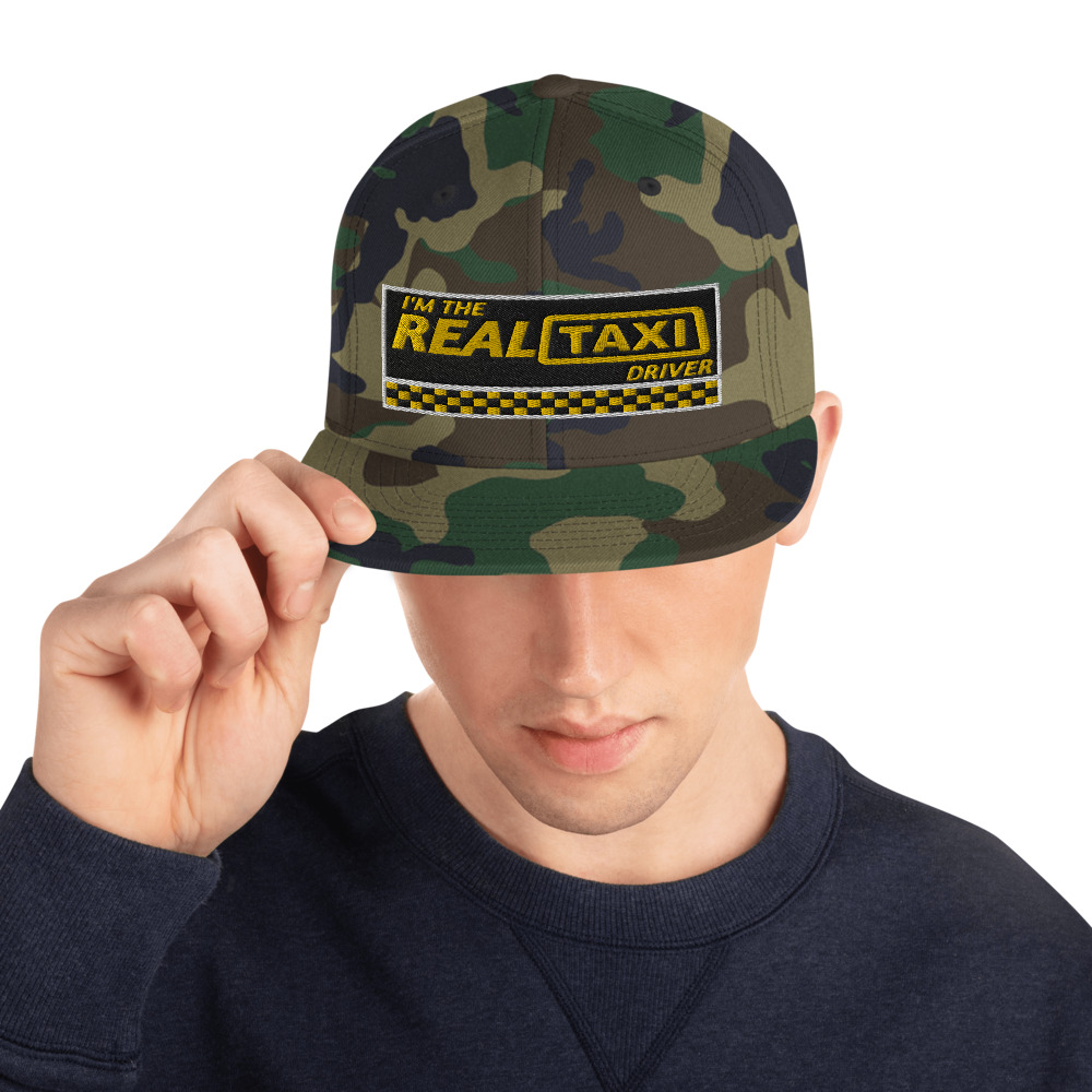 “I'M THE REAL TAXI DRIVER - v1” Embroidered Yupoong Snapback Hat