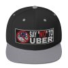 “SAY NO TO UBER - v2” Embroidered Yupoong Snapback Hat - Image 9