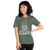 "KEEP CALM" Premium Dark Color T-Shirt - Image 5