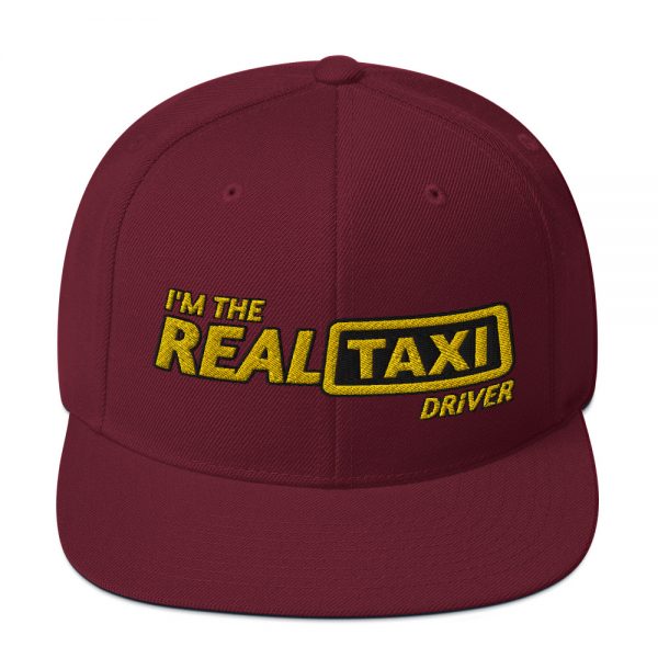 “I'M THE REAL TAXI DRIVER - v2” Embroidered Yupoong Snapback Hat - Image 37